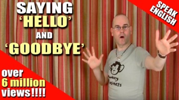 Learning English - Say Hello and Goodbye in English