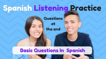 Spanish Listening Practice: Basic Questions in Spanish