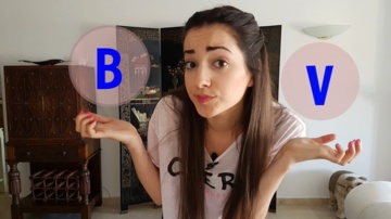 Pronunciación B y V