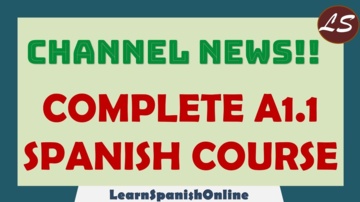 SPANISH for COMPLETE BEGINNERS A1.1 - PART 1